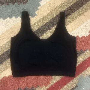 Black Crop top